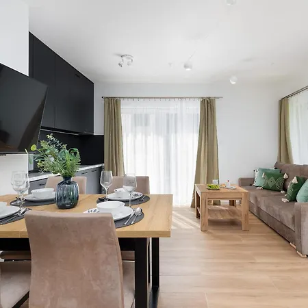 Stylowy Apartament Blisko Morza Z Parkingiem Zielona 3A By Noclegi Renters Miedzywodzie Exterior photo